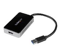 StarTech.com Adaptador de Vídeo Externo USB 3.0 a HDMI con Hub USB 1 Puerto - Tarjeta Gráfica Cable - 1080p