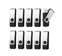 USB 4 GB 10 Pack, RAOYI Pendrive 4GB USB 2.0, Memory Stick Flash Drive para Computadoras PC Windows Mac OS (10 Unidades, Negro)