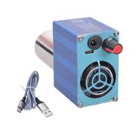 USB 5 V 12 V velocidad adaptable carcasa de metal alto flujo de aire soplador al aire libre camping soplador para camping, barbacoa, arranque pequeño ventilador