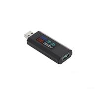 USB 6 en 1 metro de poder DC4~30V para los cargadores del teléfono móvil con el tiempo actual de la capacidad del voltaje y la exhibición del estado de la batería