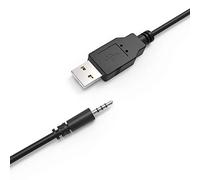 USB a 2.5 mm 1M, Ancable Premium Auriculares Estéreo Inalámbricos con Bluetooth en la Oreja Cable de Carga USB Repuesto 2Paquete para Auriculares JBL E40BT E50BT J56BT Negro