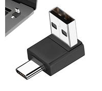 USB A Converter Plug - Adaptador Stick, puerto USB C | Mini adaptador de transferencia de datos de aluminio Shell, Cargador de portátil Pocket Wallet U Discurso para cable móvil Drive Mobile Connector