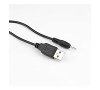 USB A corriente continua El cañón de enchufe de alimentación se convierte a 2.5*0.7 mmmm/dc 2.5x0.7 nieve de forma oscura del ángulo recto con cable del conector de cordón ( Size : 1M , Color : Black