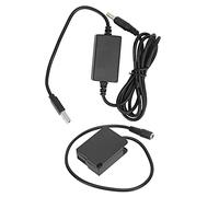 USB a DMW -DCC8 Batería ficticia de decodificación Completa para FZ200 FZ300 FZ1000 FZ2500 G5 G6 G7 G80 G85 GX8 para cámaras