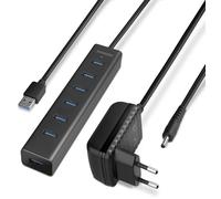 USB-A-Hub AXAGON HUE-SA7BP, 7x USB 3.0, 1x Micro-USB - 40cm
