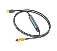 USB a óptico - Adaptador de audio digital, Plug & Play | Compact USB -to -Optical Converter, Premium Sound Transmisor para ordenador portátil -Computer TV -gamingg -música -Desktop -Geräte