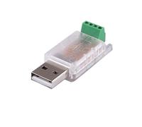 USB A Rs485 Módulo de Adaptador Serial de Bloque Terminal con L Controlador de transmisión L Compatible con Raspberry PI Windows Full Windows (Size : Wholelength-44.60mm, Color : Wit Transparent HOU