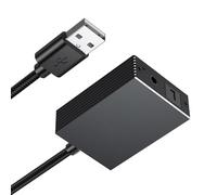 USB a SPDIF óptico y convertidor auditivo de 3.5 mm para conectar PC a LoudPeakers