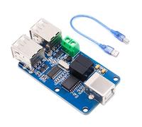 USB Aislador Binghe 4 Channels USB HUB Aislador Modulo con Cable Soporte 12Mbps 1.5Mbps ADUM3160 Chip Plug and Play con Fuerte protección contra interferencias de energía Compatible con USB2.0