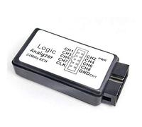 USB Analizador Lógico 24M - Herramienta de depuración de 8 canales con alta velocidad de muestreo + protección de sobrepresión y soporte multiplataforma para desarrollo de microc