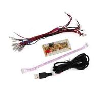 USB Arcade Joystick Circuit Board DIY Board PC Joystick Control Small Card Chip Fighting Machine Game Console Joystick (5P con 2.8 mm)