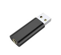USB Audio Adapter - External Sound Card Converter, Portable 3.5mm Headphone Dongle, Plug and Play Driver-Free Interface for Clear gameng Voice, Music Recording | Notebook, Desktop, PC, Laptop, Stream