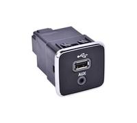 USB AUX para coche Compatible Con Jeep Para Cherokee 2017 2018 2019 2020 2021 5XG28DX9AD 53223309 Puerto Carga Frontal AUX Accesorios Coche