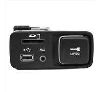 USB AUX para coche Compatible Con Jeep Para Cherokee 68146071AC Con Puerto Auxiliar Tarjeta Cubierta Soporte Enchufe Interfaz Consola Central
