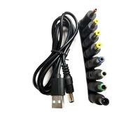 USB Boost 5V-9V-12V DC 5.5x2.1mm 8-Pin Cable WiFi Router Modem Fan