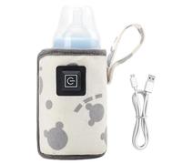 USB Bottle Warmer | Efficient Nursing Bottle Heater for Breastmilk and Formula | Rechargeable Portable Cover Warmer with Fast Heating Function for Hassle- Feeding Anytime