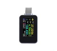 USB C 240W Poder Y Corriente Instrumento De Prueba Para Detección Precisa De Voltaje En Tiempo Real Carga Datos Display Diseño Portátil