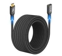 USB C 3.2 Cable de Extensión, USBC 3.2 Gen2 Tipo-c Macho a Hembra Cable Extensor Ultra HD 4K@60Hz 240W Carga 20Gbps Transferencia de Datos SSD Externo eGPU (Extensión 3.2 20G 240W 3M)