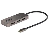 USB-C A 3x DisplayPort 1.4 MST Hub, 4K UHD 60Hz - MST14CD123DP