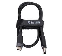 USB-C a 4.5x3.0mm DC Plug Cable de alimentación para ordenador portátil 100W PD Carga rápida USB C a CC Cable de alimentación estable para la oficina en el hogar(JD0604 (0,5 metros))