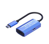 USB C a Gafas y Adaptador de Carga, Adaptador de Gafas AR, Carga y Juego, 4k 60Hz + PD3.0 100W Carga Rápida, XReal Hub XReal Adaptador para Sweet de Cubierta de Vapor Gafas AR XR