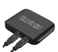 USB C a HD | Divisor HD + USB, multipuerto portátil 4K a 60Hz conector de estación de lector para monitor de trabajo, laptop, smartphone, tabletas
