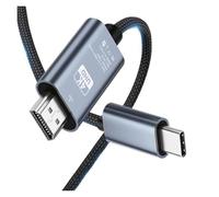 USB-C A HDMI, Compatible Con 4K, 60Hz/30Hz, HDTV, Cable De Conversión De Vídeo, TV, Pantalla De Ordenador(4K60Hz)