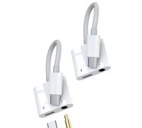 USB C a Jack 3.5 Auriculares (2Pack)Para Apple iPhone15 Pro Max Para iPad Air Mini6 Compatible con Samsung Adaptador Tipo C Audio Auxiliar Cable Type C Microfono Dongle DAC Cascos Cargador Accesorios