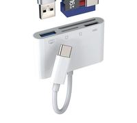 USB C a USB 3.0 SD Micro SD lector de tarjetas adaptador para Apple iPhone iPad Macbook compatible con Samsung cámara TF lector de tarjetas teléfono móvil OTG lector de tarjetas de memoria cámara