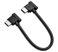 USB C a USB C de 15 cm Cable de Extensión Compatible con dji RC-N1/N1C/N2 | Negro Cable Conector Tipo C Compatible con DJI Mavic 3 Mini 2 3 Pro Air 3 3S 2 2S Control Remoto para iPhone 16 15