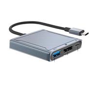 USB C al Tipo in-1 C del Muelle 8K 3 de Displayport 1.4 al Cable de Displayport 1.4 con el Paladio Que Carga USB