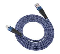 USB C Charger Cable - 120W Fast Charging Type C Cable | 10A Brāided Nylon Net Smart Chip DataCable 120cm 180cm Super Speed Car Phone Charging Cord Durable Heavy Duty