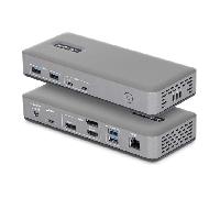 StarTech Docking Station USB-C 199UE-USBC-DOCK – 3 monitores DP/HDMI 4K60Hz, Ethernet 1Gbps, PD 100W