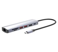 Manhattan Dock/Hub/Lector USB-C 5 puertos