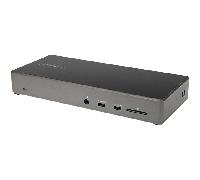StarTech.com Dock USB-C - Docking Station USB Tipo C para 3 Monitores de 4K - con 100W de Entrega de Alimentación PD - Modo Alt DP 1.4 y DSC - 2x