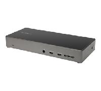 StarTech.com Dock USB-C - Docking Station USB Tipo C para 3 Monitores de 4K - con 100W de Entrega de Alimentación PD - Modo Alt DP 1.4 y DSC - 2x