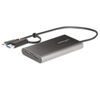 Usb-C Dual Digital A/V Cable Adaptador, Conector Monitor Certificado 4K UHD -