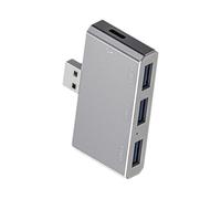 USB C Estación de acoplamiento para ordenador portátil - Hub Triple Display, Carga, Datos Rápidos, Gigabit Ethernet, Flot F, Puerto para