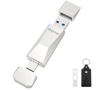 USB C Flash Drive, Dayear 128 GB Memory Stick 2-In-1 Ultra Dual Drive USB A 3.2 Gen2 USB USB Storage Thumb Drive 500MB/s para iPhone 15/15 Plus/15 Pro/15 Pro MAX/USB-C iPad/Android/portátil/Mac