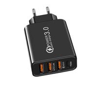 USB C Ladegeräte,Schnelles USB C Ladegerät Mit Mehreren Anschlüssen - Zubehör Für Tablet Zuhause Büro Reisen Auto Familie Freunde