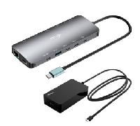 USB-C METAL NANODOCK PD140 CHARGE C31NANOTRIPLED140