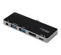 StarTech.com - Adaptador Multipuertos USB C a HDMI 2.0 de 4K 60Hz - Entrega de Alimentación PD de 100W Pass Through - Hub USB 3.