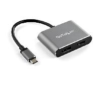 StarTech Adaptador doble USB-C a HDMI o DisplayPort 4K 60Hz