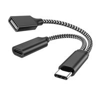 USB C OTG, Adaptador de teléfono Puerto de carga USB C con adaptador PD de 18 W Compatible con Samsung Galaxy S20 +, Switch, Google Chromecast con Google TV 2020 Pi-KVM, Impresora 3D, Google Pixel4 XL