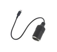 USB C PD to 12V 60W Car Cigarette-Lighter Socket Female Converter Adapter Cord for Car Charger Car Vacuum Cleaner