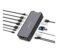 VERBATIM 32171 - Estación de acoplamiento, USB-C, 15 puertos