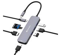 VERBATIM 32151 - Estación de acoplamiento, USB-C, 8 puertos