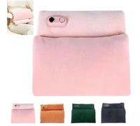 USB-C Rechargeable Hand Warmer, Fast Heating & Portable Pocket Warmer, Skin-Friendly Soft Touch for Winter, Outdoor Activitie, Camping, Office, and Travel (Pink)