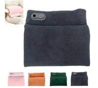 USB-C Rechargeable Hand Warmer, Fast Heating & Portable Pocket Warmer, Skin-Friendly Soft Touch for Winter, Outdoor Activitie, Camping, Office, and Travel (Gray)