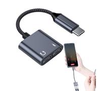USB C To 3.5 Mm Adapter - Audio Dongle Headphone Jack Adapter Cable, Fast Charging Audio Cord And Computer Accessories | Headphone Ádapter, Perfect For Phones Tablets Laptops Music Streaming Li